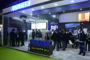 Voltas asserts market dominance at ACREX India 2024, unveiling eco-friendly Inverter Scroll Chillers and SmartAir AC series.